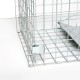 Humane Animal Trap Cage 108 x 40 x 45cm - Silver Humane Animal Trap Cage 108 x 40 x 45cm - Silver