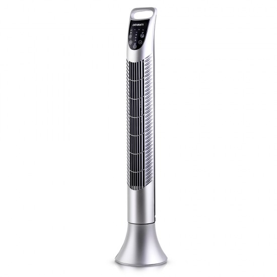 Portable Cross Flow Tower Fan - Silver Portable Cross Flow Tower Fan - Silver