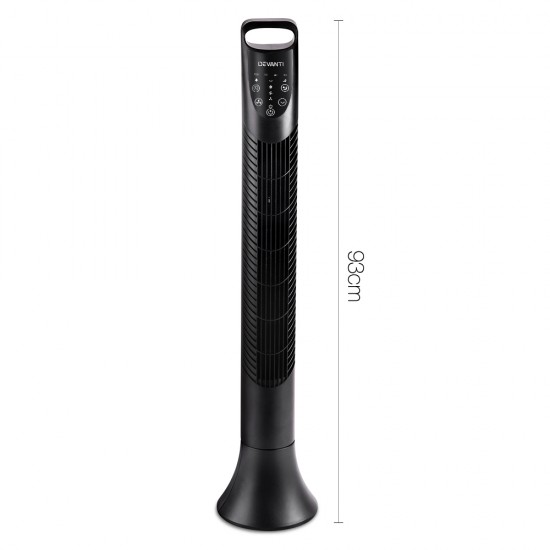 Portable Cross Flow Tower Fan - Black Portable Cross Flow Tower Fan - Black