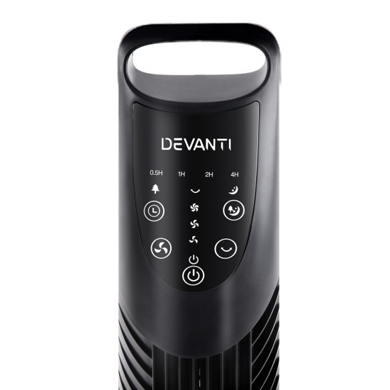 Portable Cross Flow Tower Fan - Black Portable Cross Flow Tower Fan - Black