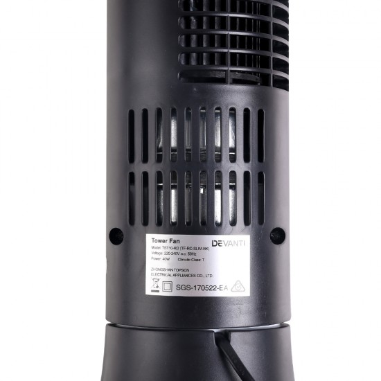 Portable Cross Flow Tower Fan - Black Portable Cross Flow Tower Fan - Black