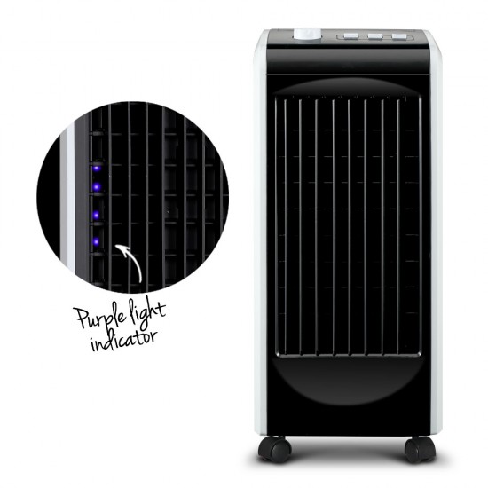 Evaporative Air Cooler and Humidifier - Black Evaporative Air Cooler and Humidifier - Black