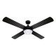 52" Ceiling Fan - Black 52" Ceiling Fan - Black