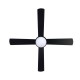 52" Ceiling Fan - Black 52" Ceiling Fan - Black