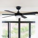 52" Ceiling Fan - Black 52" Ceiling Fan - Black