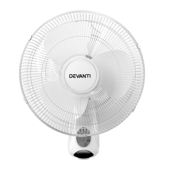 40cm 16" Wall Mountable Fan - White 40cm 16" Wall Mountable Fan - White