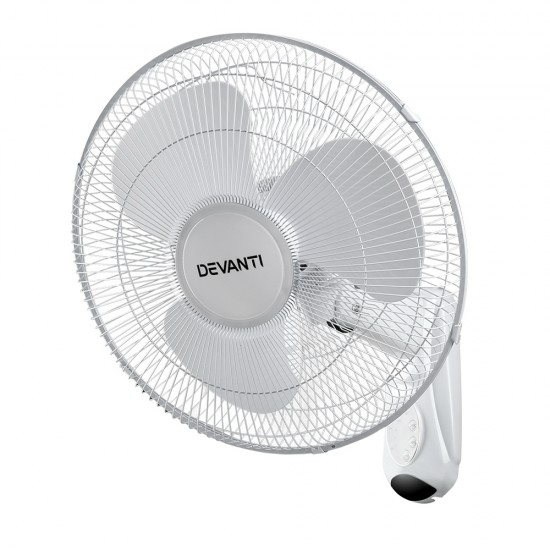 40cm 16" Wall Mountable Fan - White 40cm 16" Wall Mountable Fan - White