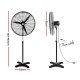 Adjustable Industrial Standing Fan - Black Adjustable Industrial Standing Fan - Black