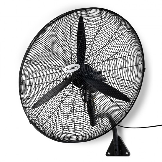 Industrial Wall Mounted Fan 鈥?Black Industrial Wall Mounted Fan 鈥?Black