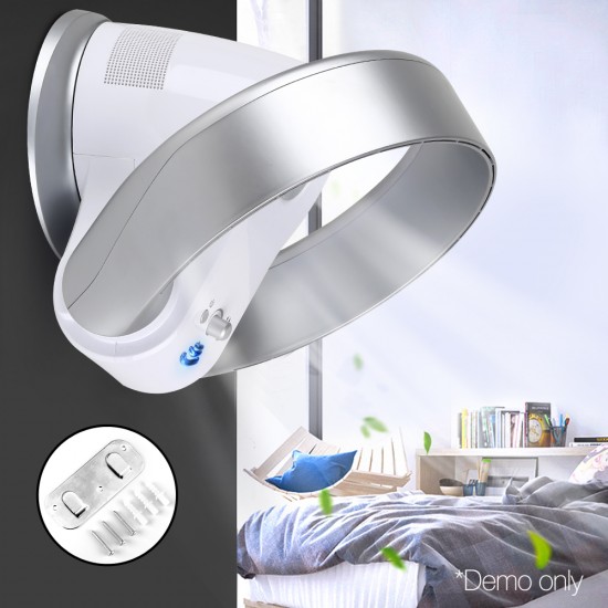 Bladeless Wall Fan - Silver Bladeless Wall Fan - Silver
