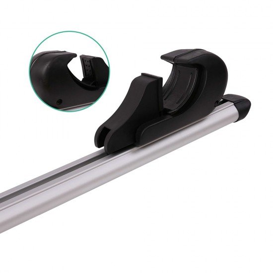 Giantz 1350mm Universal Aluminium Lockable Roof Rack - Silver Giantz 1350mm Universal Aluminium Lockable Roof Rack - Silver