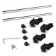 Giantz 1350mm Universal Aluminium Lockable Roof Rack - Silver Giantz 1350mm Universal Aluminium Lockable Roof Rack - Silver