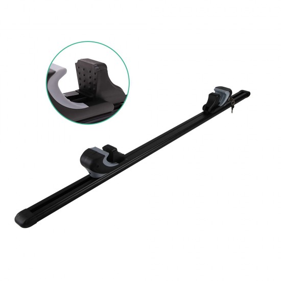 Giantz 1350mm Universal Aluminium Lockable Roof Rack - Black Giantz 1350mm Universal Aluminium Lockable Roof Rack - Black