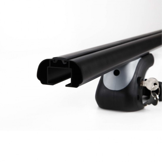 Giantz 1350mm Universal Aluminium Lockable Roof Rack - Black Giantz 1350mm Universal Aluminium Lockable Roof Rack - Black