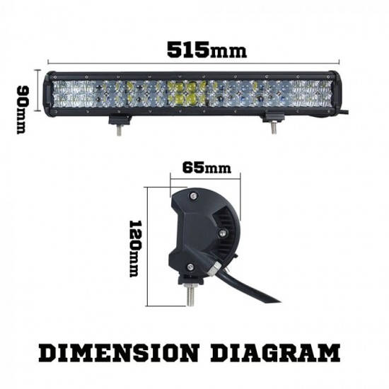 Osram 20inch 294W LED Light Bar 5D Lens SPOT FLOOD Driving 12v 24V Osram 20inch 294W LED Light Bar 5D Lens SPOT FLOOD Driving 12v 24V