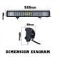 Osram 20inch 294W LED Light Bar 5D Lens SPOT FLOOD Driving 12v 24V Osram 20inch 294W LED Light Bar 5D Lens SPOT FLOOD Driving 12v 24V