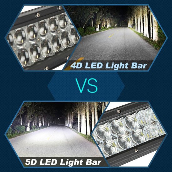 Osram 23inch 336W LED Light Bar 5D Lens SPOT FLOOD Driving 12v 24V Osram 23inch 336W LED Light Bar 5D Lens SPOT FLOOD Driving 12v 24V