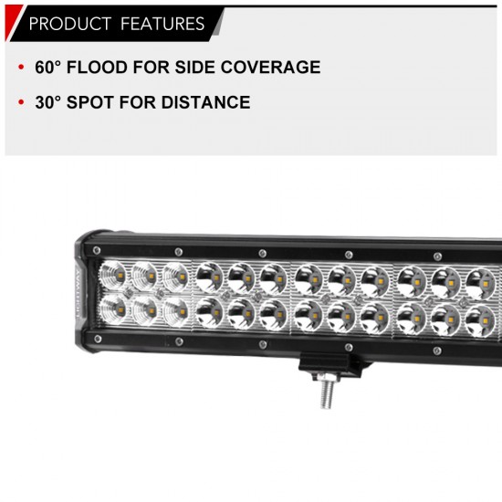 20inch Cree LED Light Bar Flood Spot Combo Offroad Work Driving 4WD Truck 20inch Cree LED Light Bar Flood Spot Combo Offroad Work Driving 4WD Truck