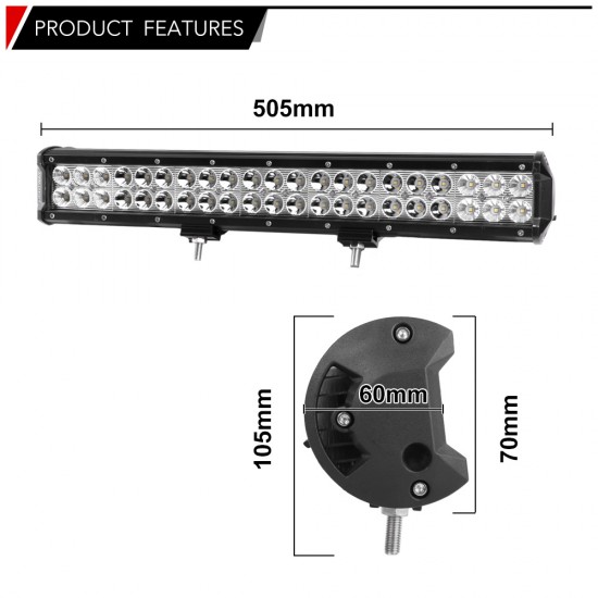 20inch Cree LED Light Bar Flood Spot Combo Offroad Work Driving 4WD Truck 20inch Cree LED Light Bar Flood Spot Combo Offroad Work Driving 4WD Truck