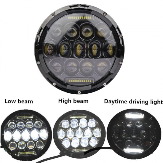 2x 7inch 150w Philips Led Headlight Round Harley Jeep Wrangler H/L/DRL 2x 7inch 150w Philips Led Headlight Round Harley Jeep Wrangler H/L/DRL
