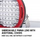 9inch 225W CREE LED Spot LED Driving Lights Offroad Round Spotlights RED 9inch 225W CREE LED Spot LED Driving Lights Offroad Round Spotlights RED