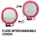 9inch 225W CREE LED Spot LED Driving Lights Offroad Round Spotlights RED 9inch 225W CREE LED Spot LED Driving Lights Offroad Round Spotlights RED