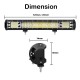 20 inch Philips LED Light Bar Quad Row Combo Beam 4x4 Work Driving Lamp 4wd 20 inch Philips LED Light Bar Quad Row Combo Beam 4x4 Work Driving Lamp 4wd