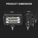10x 5inch 36w LED Work Light Bar Flood Beam Reverse Driving Lights Offroad 4WD 10x 5inch 36w LED Work Light Bar Flood Beam Reverse Driving Lights Offroad 4WD