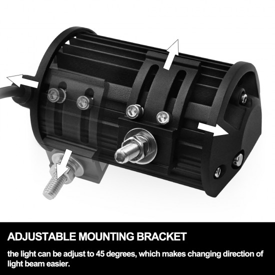 10X 5inch Cree LED Work Driving Light Bar Flood Beam Offroad 4x4 SUV ATV 10X 5inch Cree LED Work Driving Light Bar Flood Beam Offroad 4x4 SUV ATV