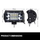 10X 5inch Cree LED Work Driving Light Bar Flood Beam Offroad 4x4 SUV ATV 10X 5inch Cree LED Work Driving Light Bar Flood Beam Offroad 4x4 SUV ATV