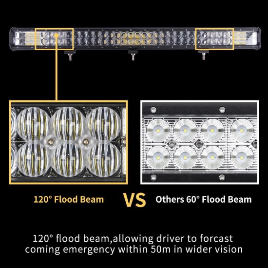 34inch Osram Cree LED Light Bar Triple Combo Driving Lightfox Utility Series 34inch Osram Cree LED Light Bar Triple Combo Driving Lightfox Utility Series