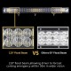 34inch Osram Cree LED Light Bar Triple Combo Driving Lightfox Utility Series 34inch Osram Cree LED Light Bar Triple Combo Driving Lightfox Utility Series