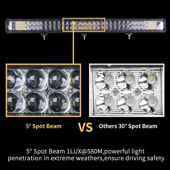 34inch Osram Cree LED Light Bar Triple Combo Driving Lightfox Utility Series 34inch Osram Cree LED Light Bar Triple Combo Driving Lightfox Utility Series
