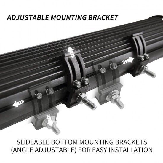34inch Osram Cree LED Light Bar Triple Combo Driving Lightfox Utility Series 34inch Osram Cree LED Light Bar Triple Combo Driving Lightfox Utility Series