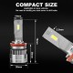 2 x LED Headlight Kit Driving Lamp CSP H11 High Low Beam Canbus 2 x LED Headlight Kit Driving Lamp CSP H11 High Low Beam Canbus