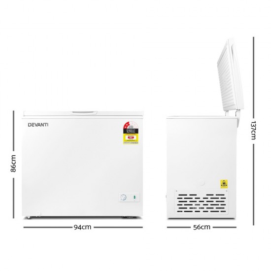 200L Chest Freezer - White 200L Chest Freezer - White