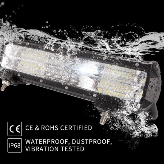 12Inch LED Light Bar Work Driving Triple Row Combo Beam Offroad 4WD Truck 12Inch LED Light Bar Work Driving Triple Row Combo Beam Offroad 4WD Truck
