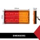 2x LED Tail Lights Indicator & Brake Lights Submersible 12V 2x LED Tail Lights Indicator & Brake Lights Submersible 12V