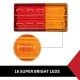 2x LED Tail Lights Indicator & Brake Lights Submersible 12V 2x LED Tail Lights Indicator & Brake Lights Submersible 12V