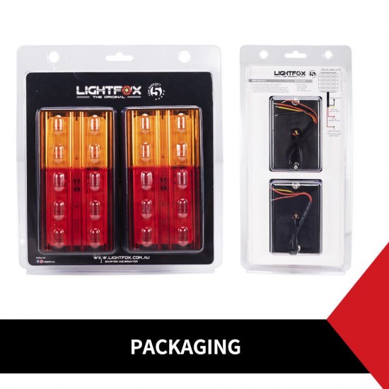 2x LED Tail Lights Indicator & Brake Lights Submersible 12V 2x LED Tail Lights Indicator & Brake Lights Submersible 12V