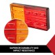 2x LED Tail Lights Indicator & Brake Lights Submersible 12V 2x LED Tail Lights Indicator & Brake Lights Submersible 12V