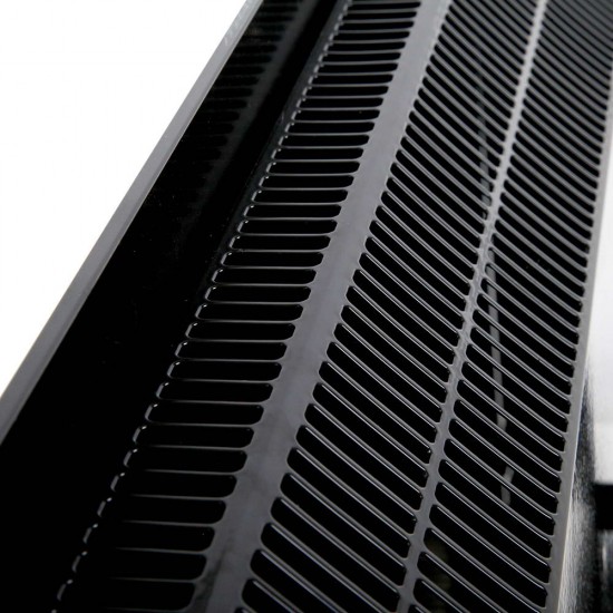 2000W Portable Electric Panel Heater - Black Glass 2000W Portable Electric Panel Heater - Black Glass