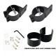 2x 76-81mm Bullbar Mounting Bracket Clamp For LED Light Bar Antenna HID ARB 2x 76-81mm Bullbar Mounting Bracket Clamp For LED Light Bar Antenna HID ARB