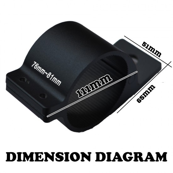 2x 76-81mm Bullbar Mounting Bracket Clamp For LED Light Bar Antenna HID ARB 2x 76-81mm Bullbar Mounting Bracket Clamp For LED Light Bar Antenna HID ARB