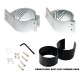 2PCS 76 to 81mm Silver Bullbar Mounting Bracket For LED Light Bar HID Clamp 2PCS 76 to 81mm Silver Bullbar Mounting Bracket For LED Light Bar HID Clamp