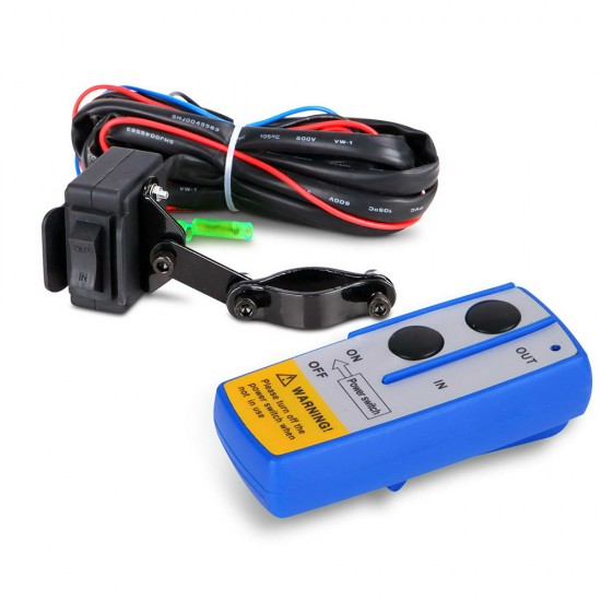 Giantz 12V Wireless Electric Winch Remote with Steel Cable Giantz 12V Wireless Electric Winch Remote with Steel Cable