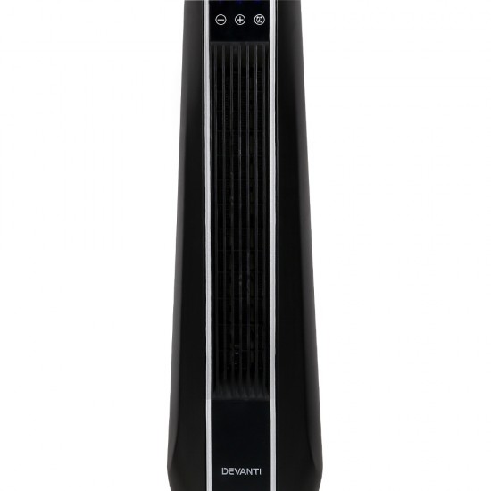 2400W Electric Ceramic Tower Heater - Black 2400W Electric Ceramic Tower Heater - Black