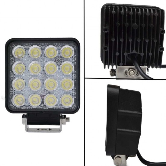 8X 80W LED FLOOD WORK LIGHT BAR LAMP PHILIPS LUMILEDS OFFROAD TRACTOR TRUCK 4WD 8X 80W LED FLOOD WORK LIGHT BAR LAMP PHILIPS LUMILEDS OFFROAD TRACTOR TRUCK 4WD