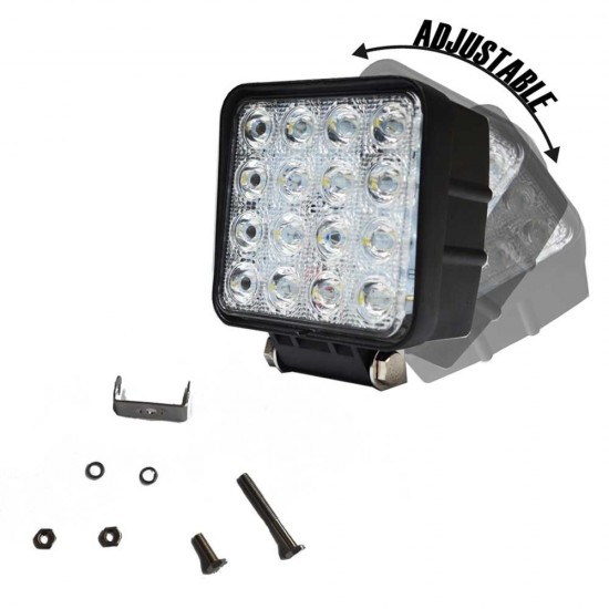 8X 80W LED FLOOD WORK LIGHT BAR LAMP PHILIPS LUMILEDS OFFROAD TRACTOR TRUCK 4WD 8X 80W LED FLOOD WORK LIGHT BAR LAMP PHILIPS LUMILEDS OFFROAD TRACTOR TRUCK 4WD