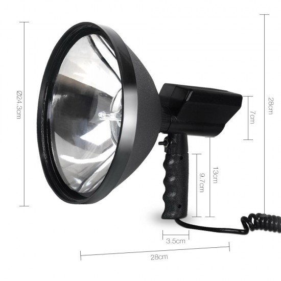 9inch HID Handheld Spotlight Camping Hunting Spot light Torch 9inch HID Handheld Spotlight Camping Hunting Spot light Torch